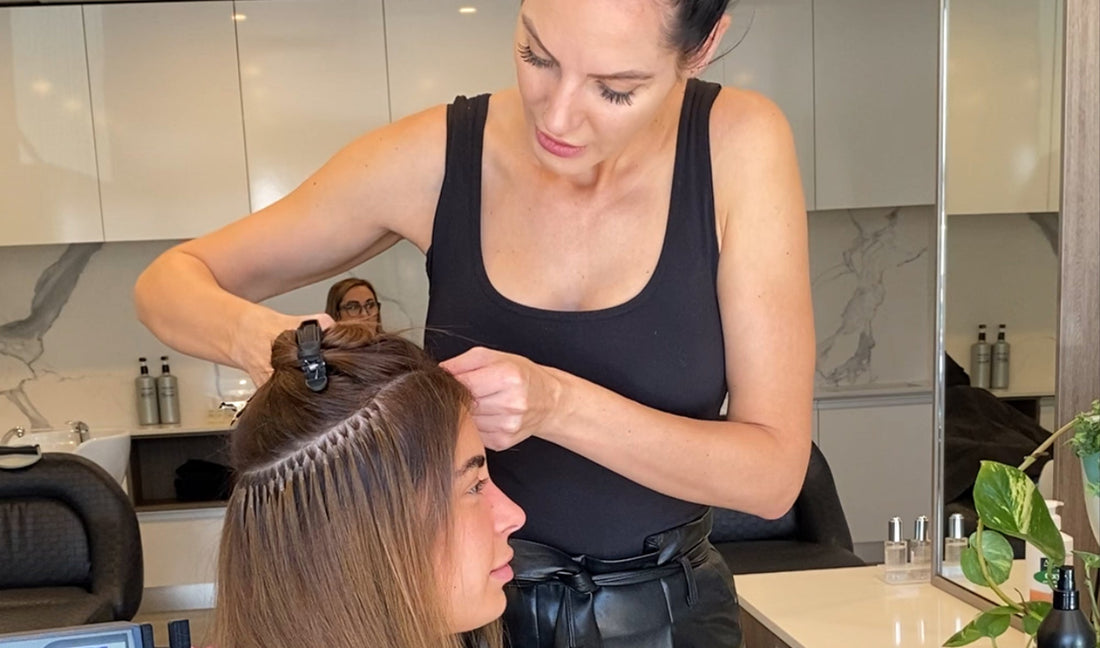 Damage Free Hair Extensions Perth - ​Renee Yates Hairdresser and Extension Specialist Perth 